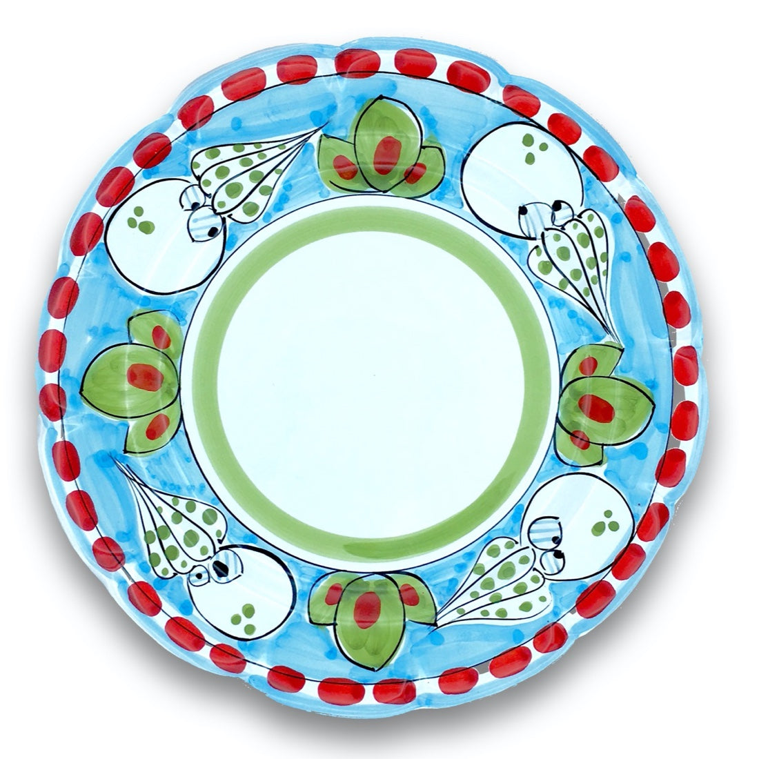 Piatto Polpo in ceramica di Vietri