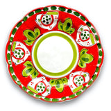 Piatto in ceramica di Vietri Pulcino New