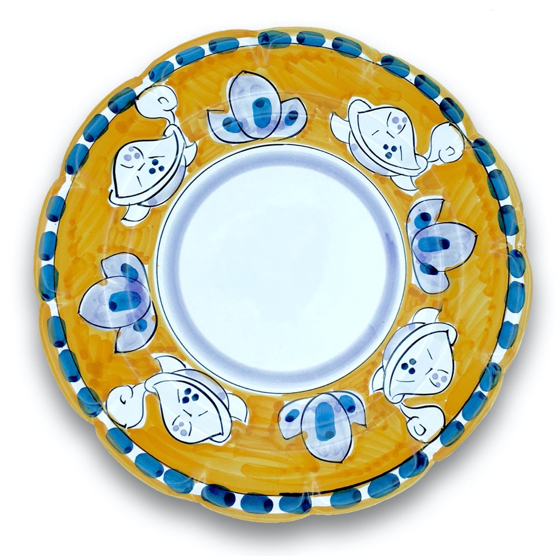 Piatto Tartaruga in ceramica di Vietri