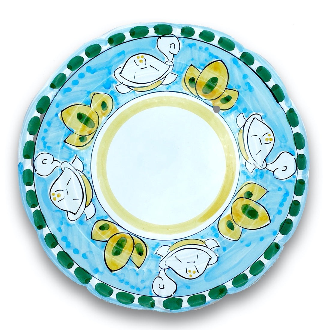 Piatto Tartaruga in ceramica di Vietri