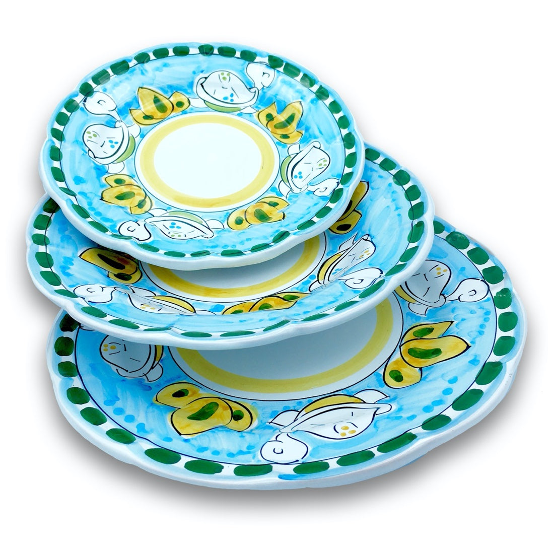 Piatto Tartaruga in ceramica di Vietri