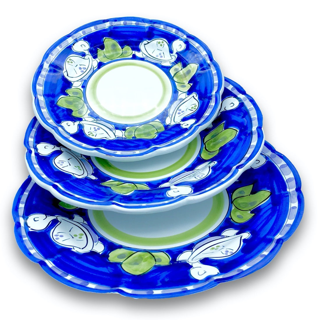 Piatto Tartaruga in ceramica di Vietri