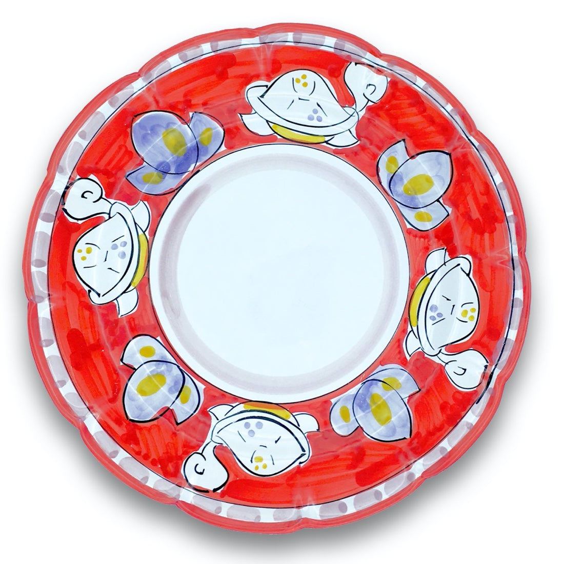 Piatto Tartaruga in ceramica di Vietri