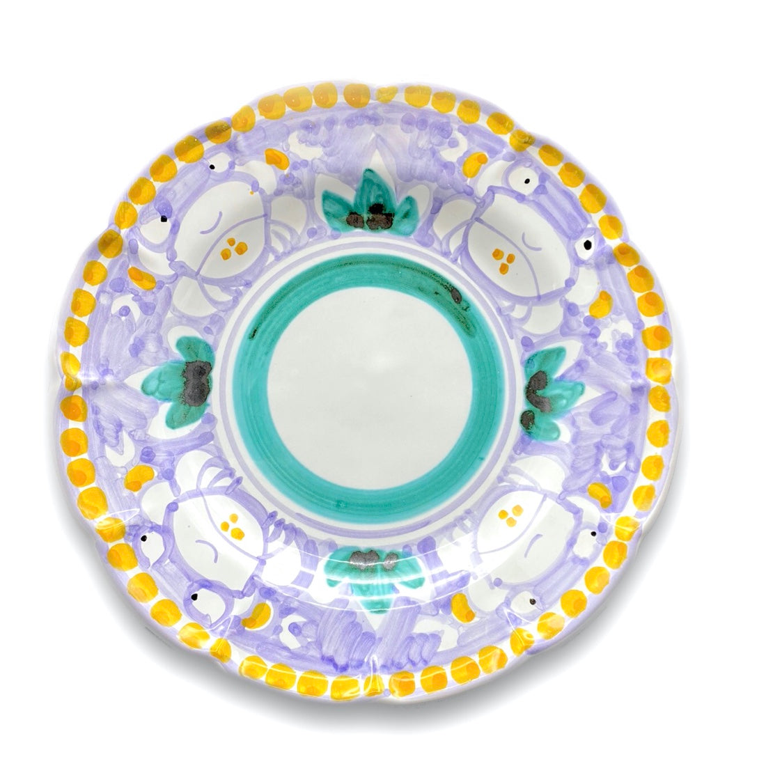 Piatto in ceramica di Vietri Granchio