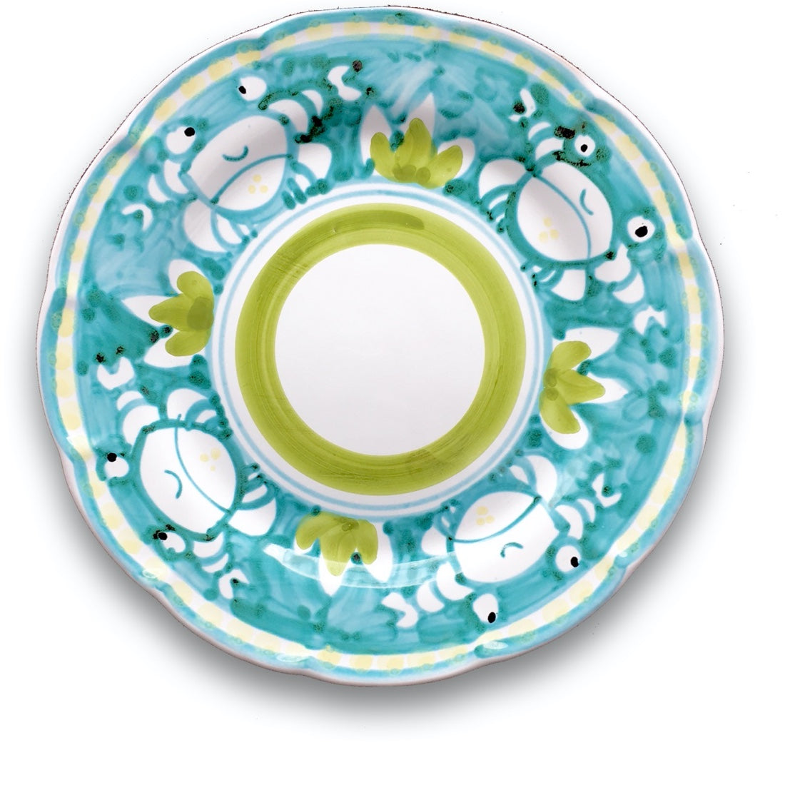 Piatto in ceramica di Vietri Granchio