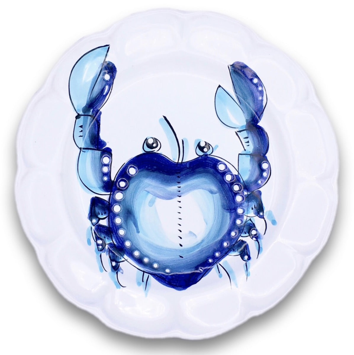 Piatto in ceramica di Vietri Mare Magnum 