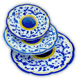 Piatto Vietri in Ceramica DECORO BAROCCHETTO