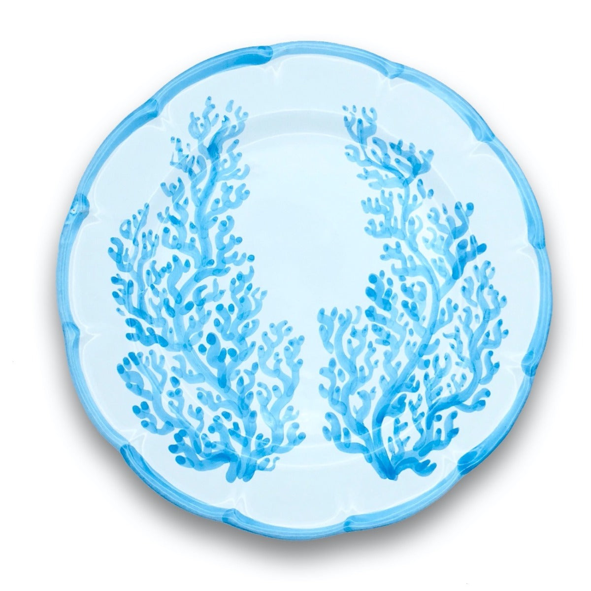 Piatto in ceramica di Vietri Corallo New