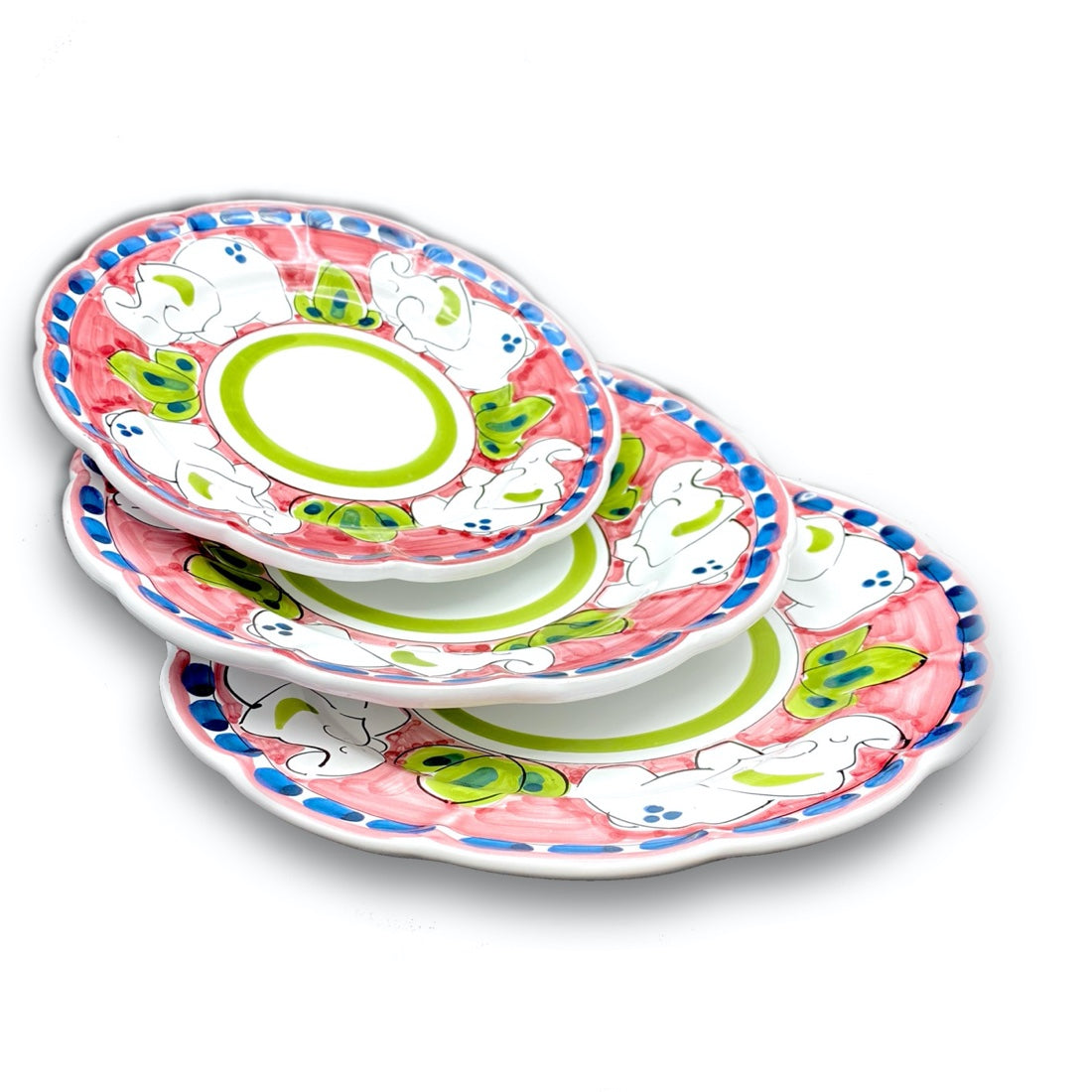 Piatto in ceramica di Vietri Elefante New