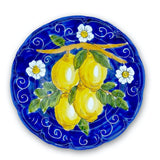 Piatto in ceramica di Vietri Limoni 