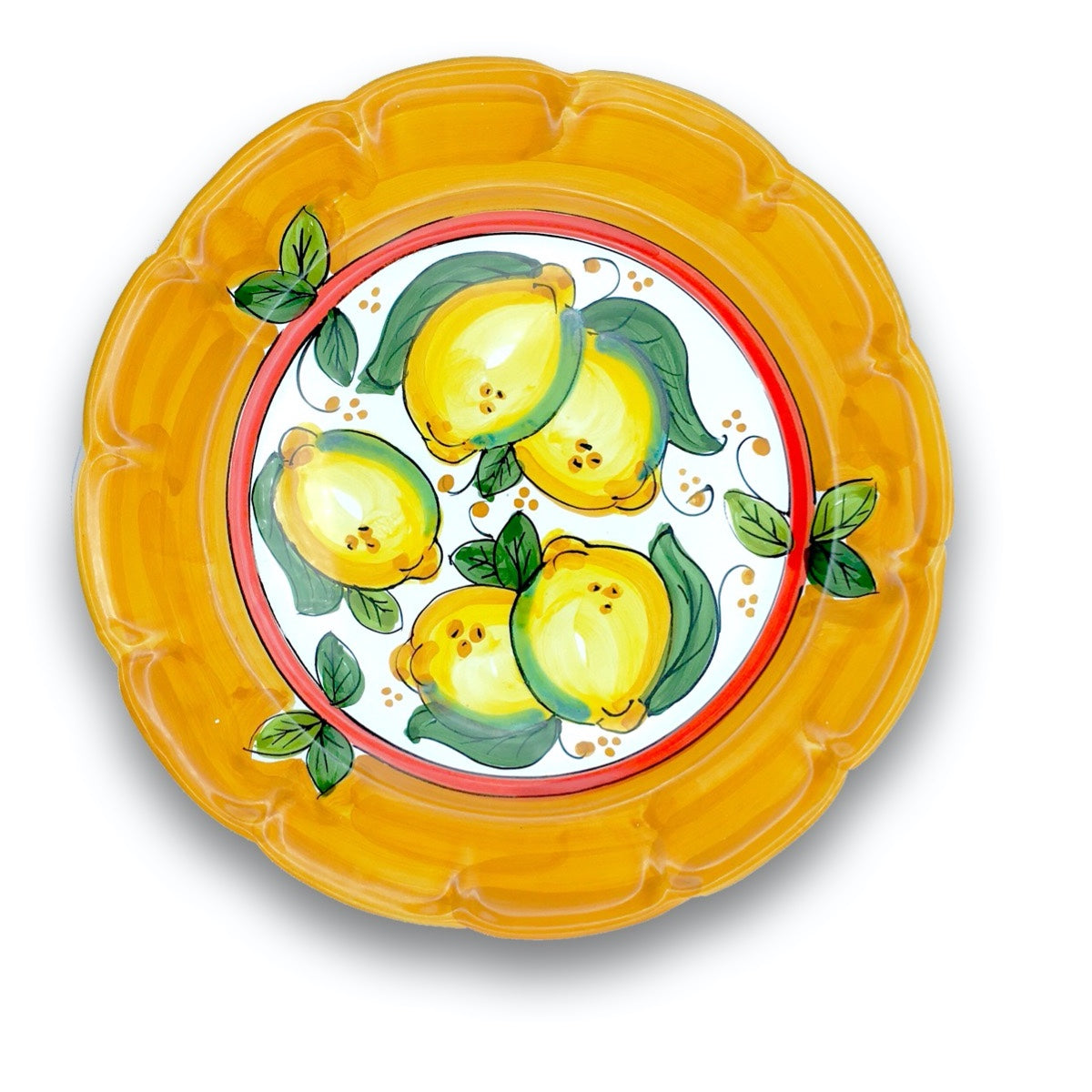 Piatto in ceramica di Vietri Limoni Costiera