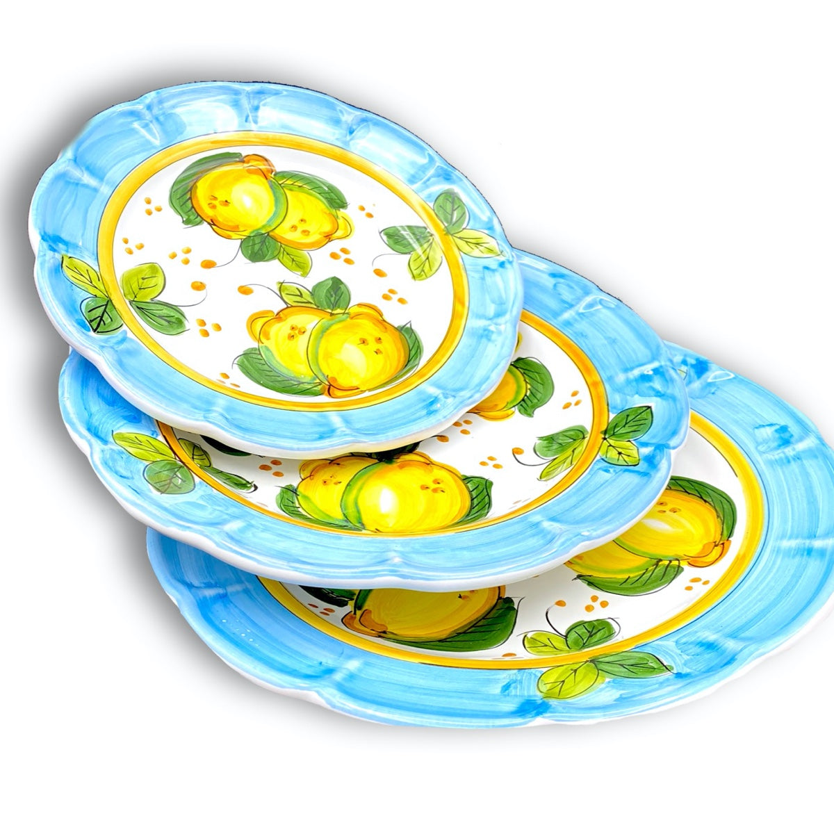 Piatto in ceramica di Vietri Limoni Costiera