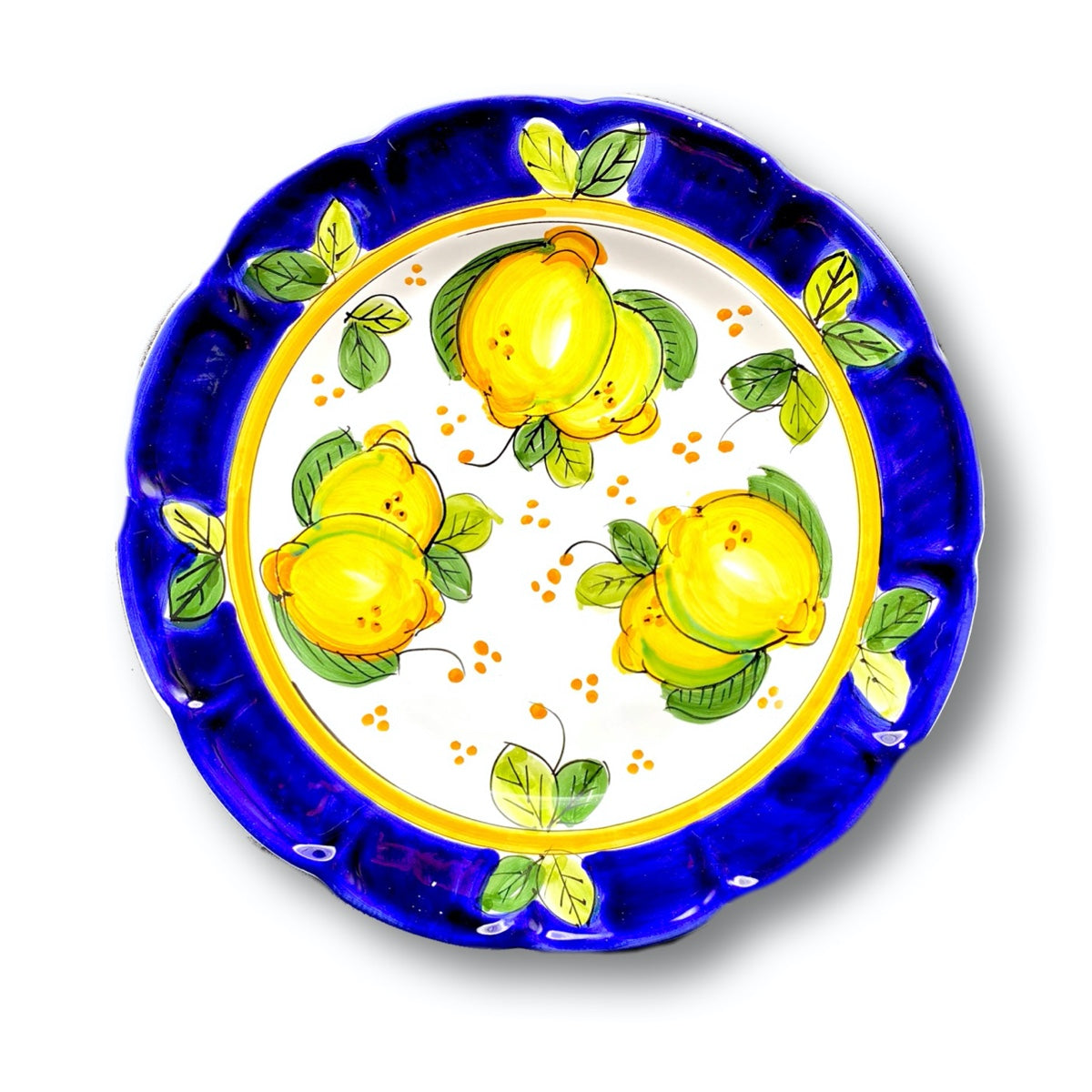 Piatto in ceramica di Vietri Limoni Costiera