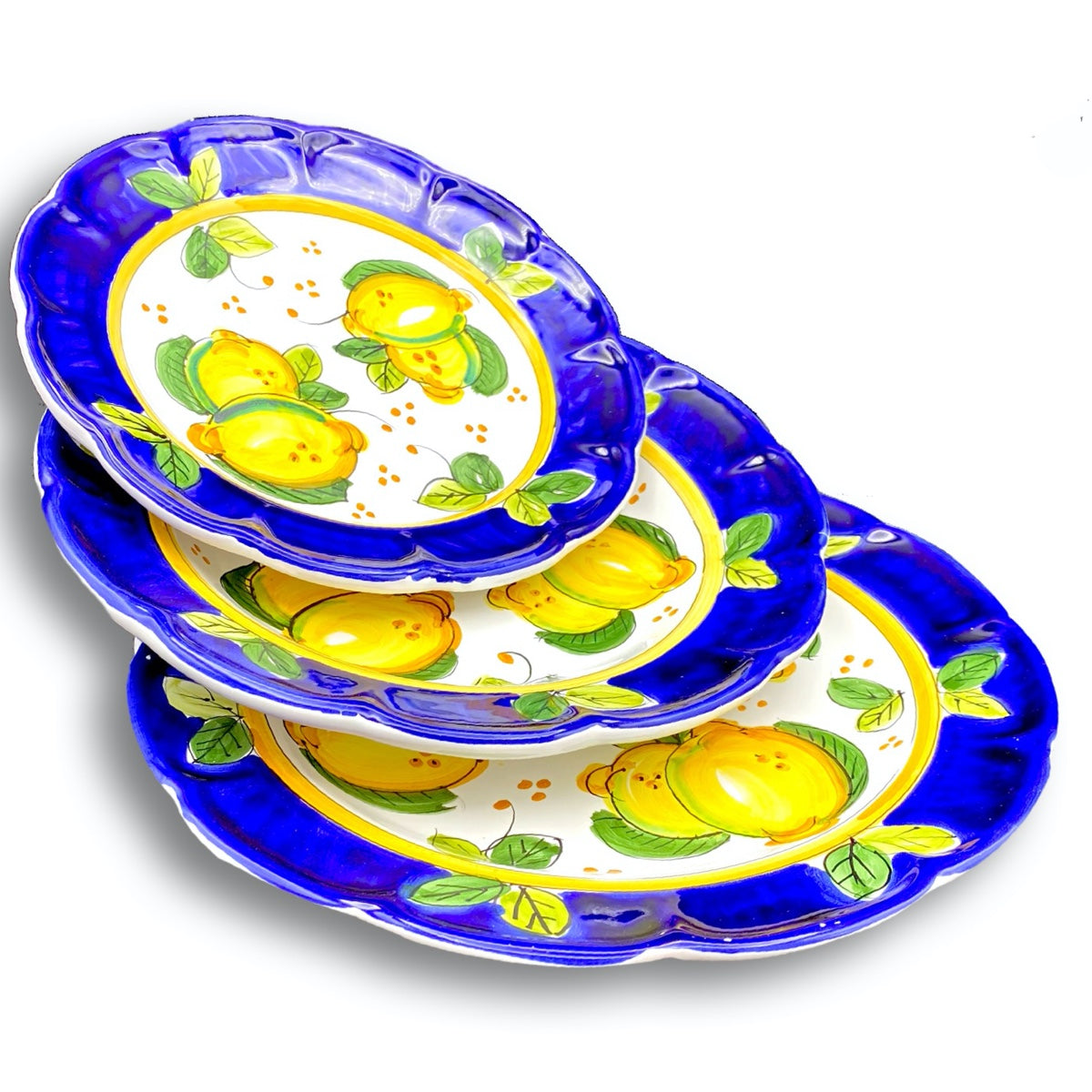 Piatto in ceramica di Vietri Limoni Costiera