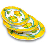 Piatto in ceramica di Vietri Limoni Costiera