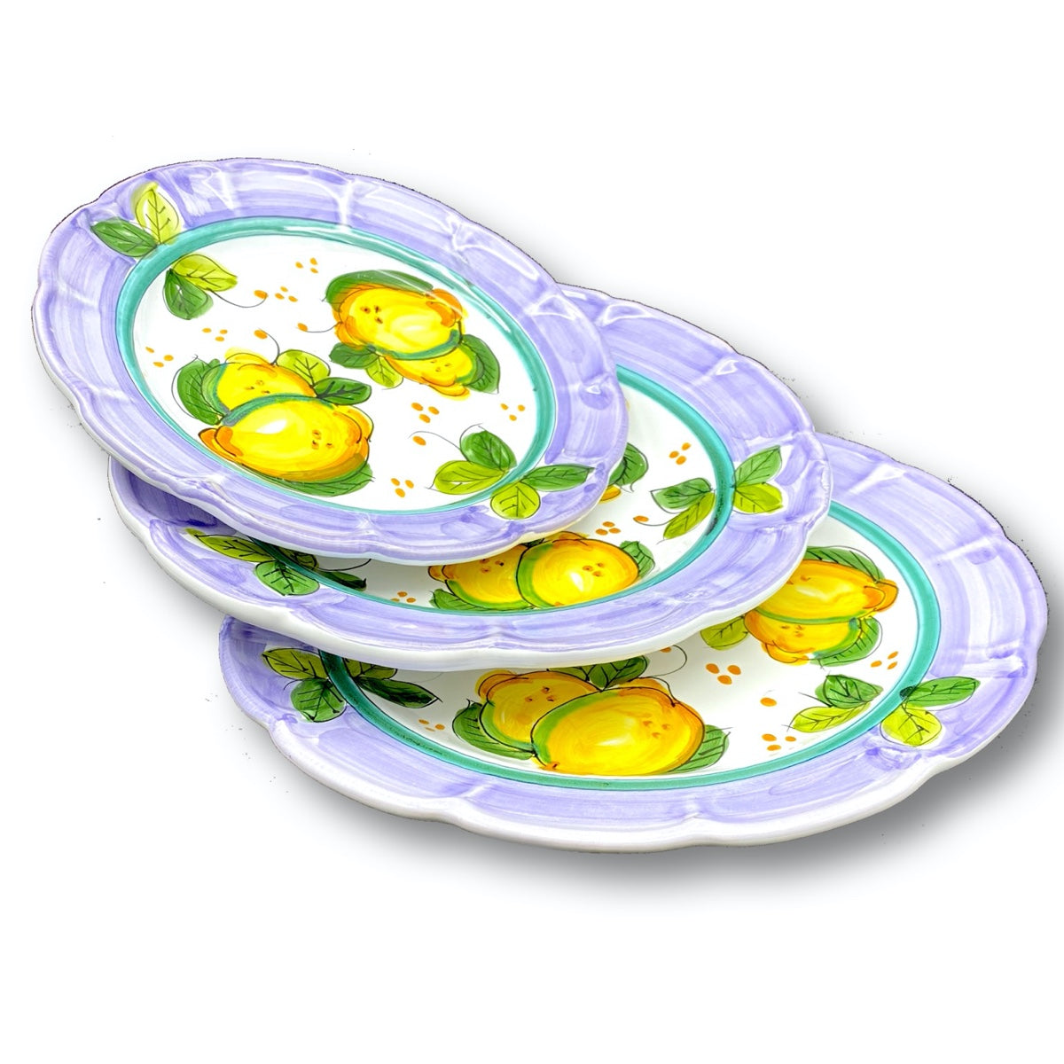 Piatto in ceramica di Vietri Limoni Costiera