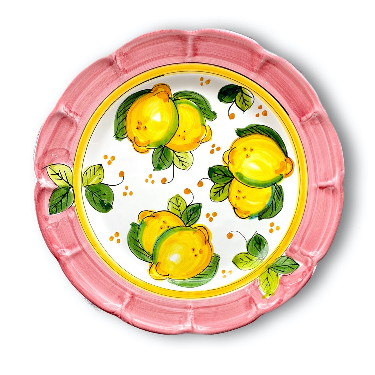 Piatto in ceramica di Vietri Limoni Costiera