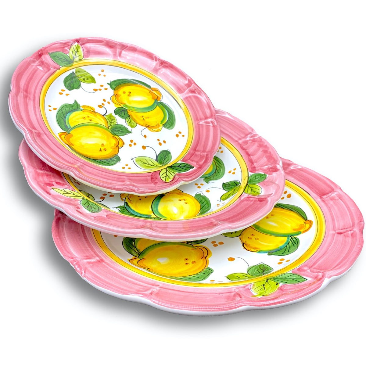 Piatto in ceramica di Vietri Limoni Costiera