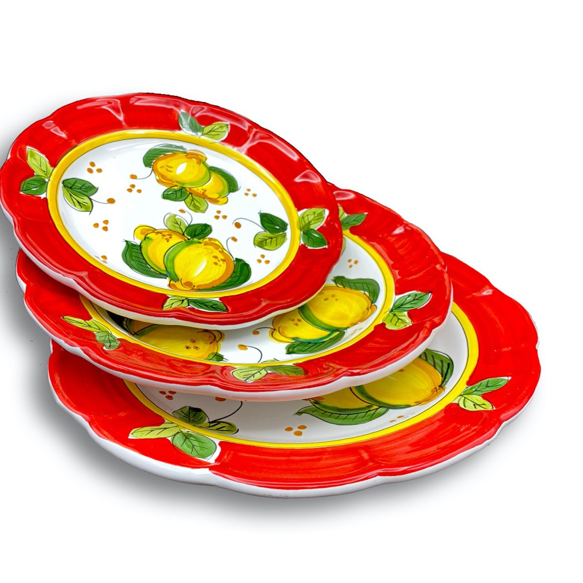 Piatto in ceramica di Vietri Limoni Costiera