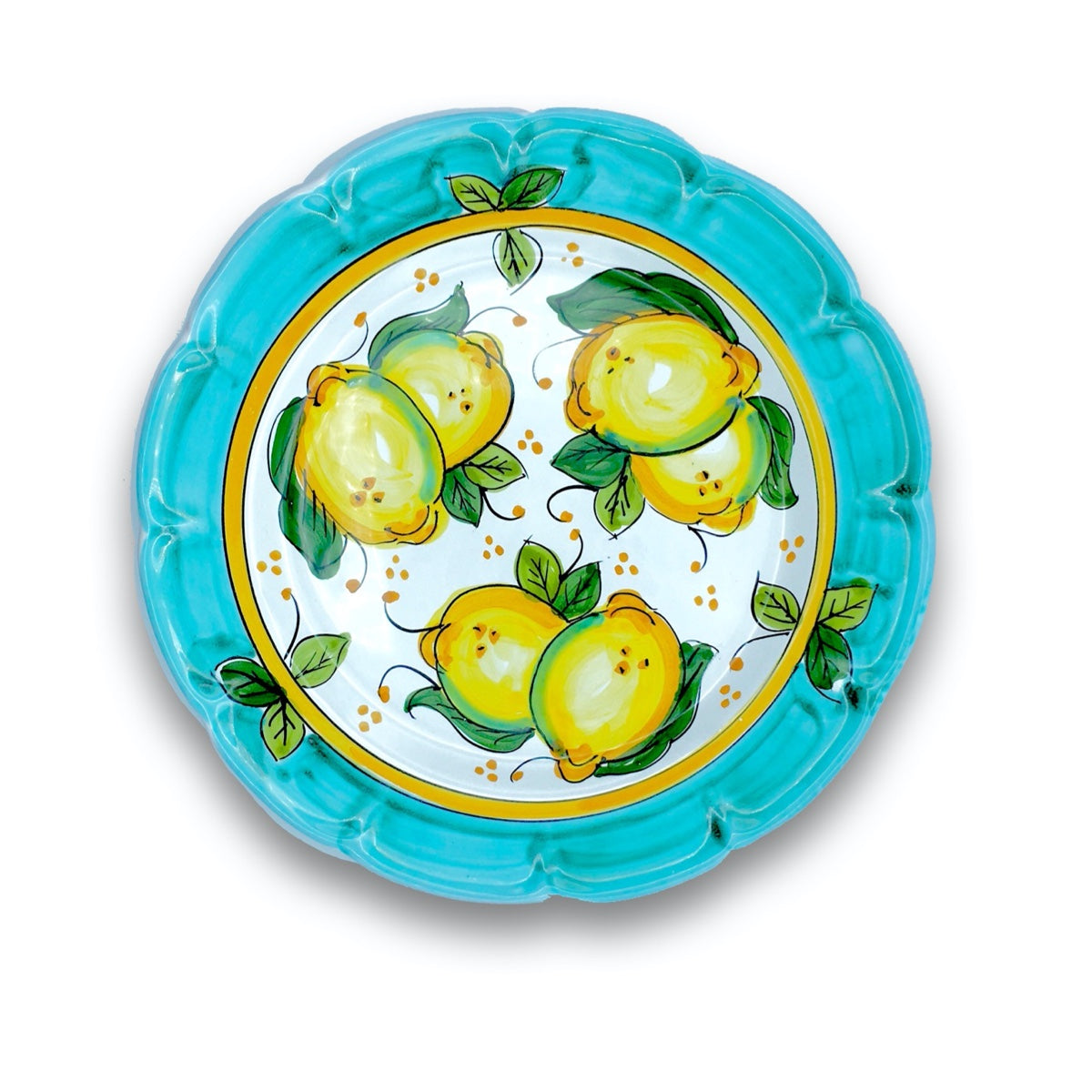 Piatto in ceramica di Vietri Limoni Costiera