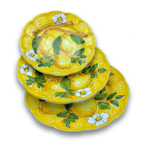 Piatto in ceramica di Vietri Limoni 