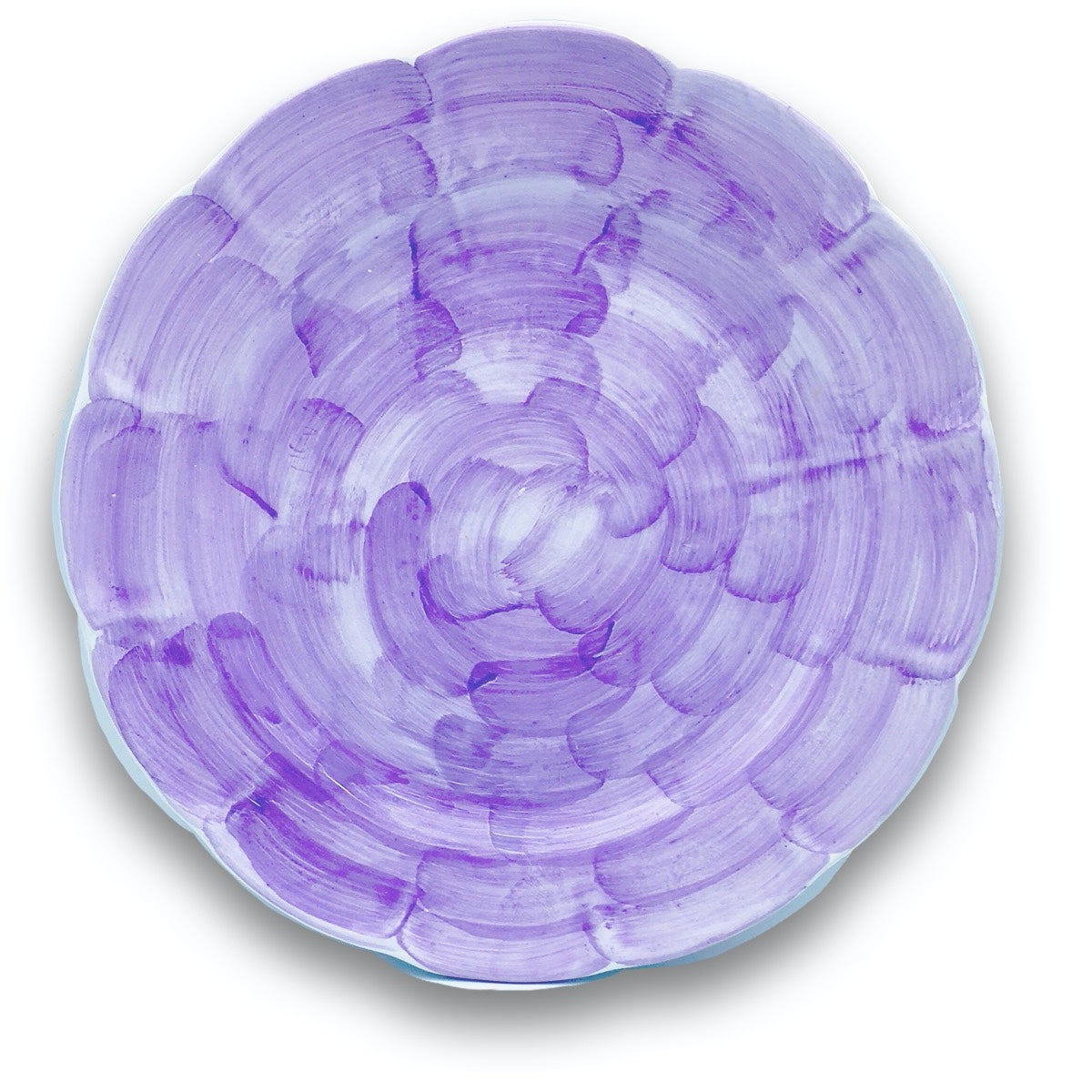 Piatto in ceramica di Vietri Monocolore