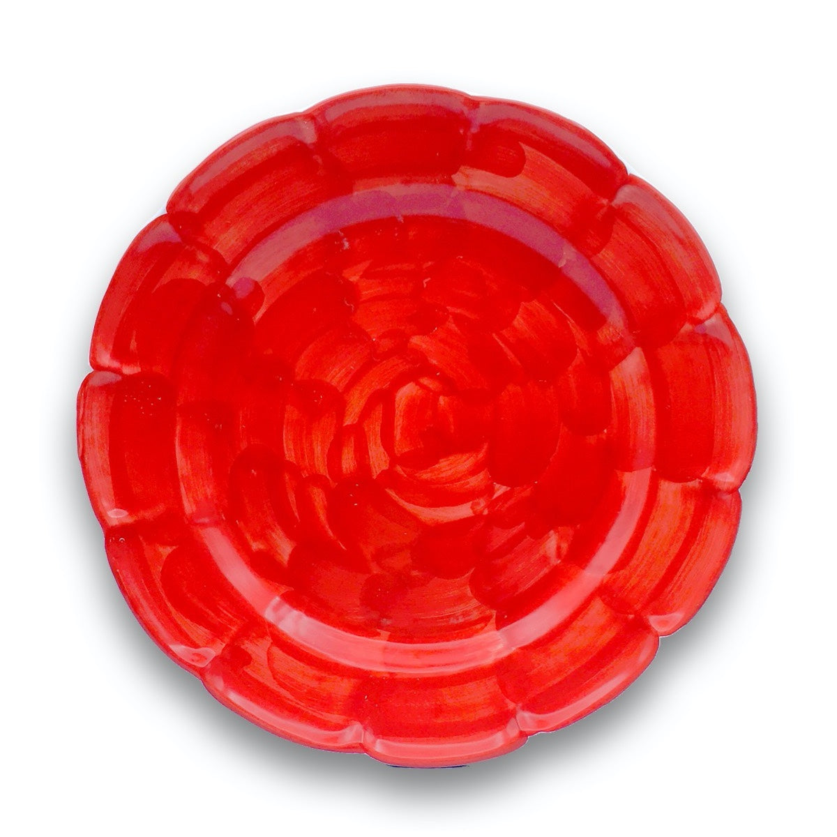 Piatto in ceramica di Vietri Monocolore