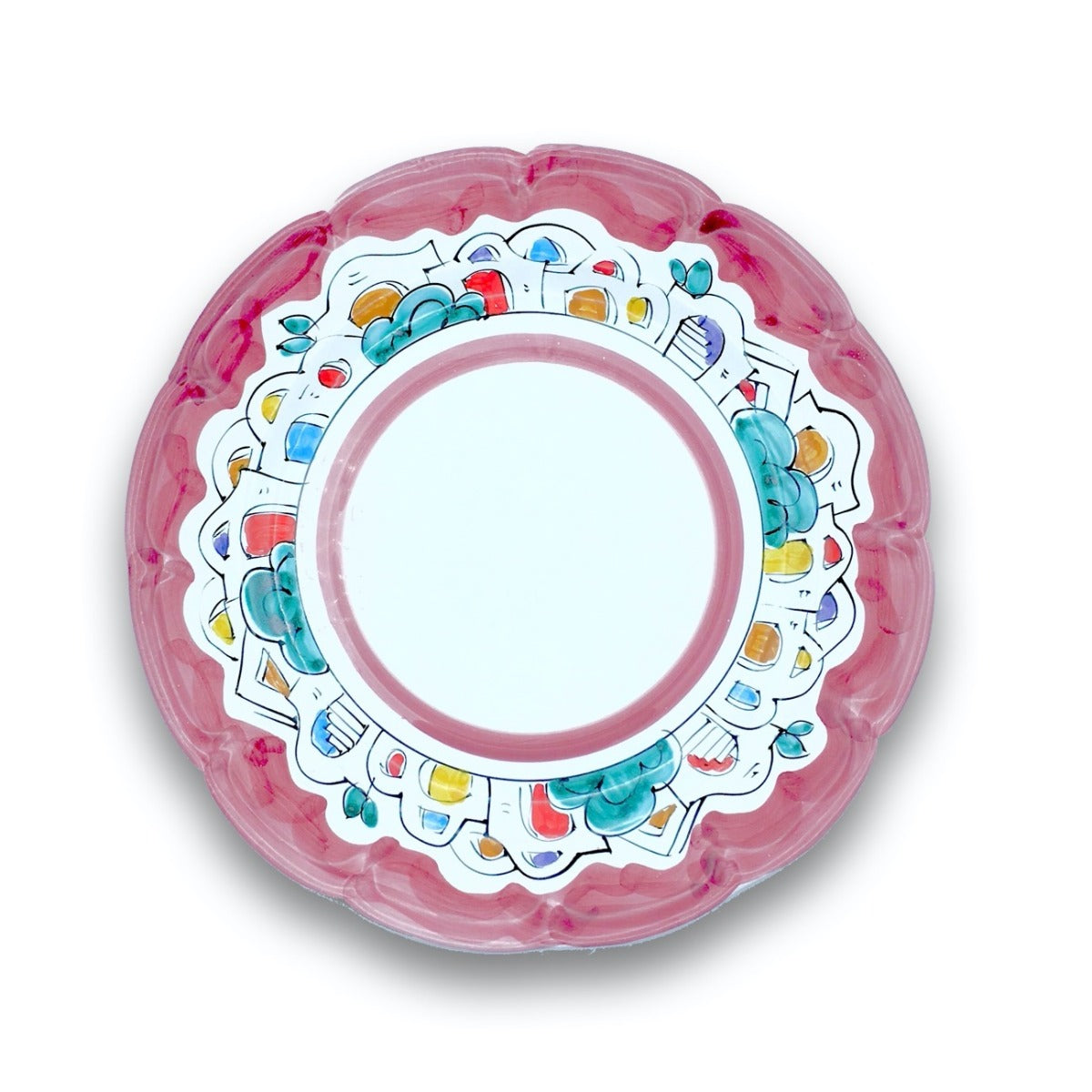Piatto in ceramica di Vietri Naif 
