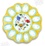 Piatto porta uova Pasqua in ceramica di Vietri 