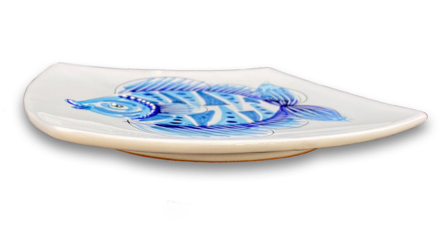 Piatto sushi in ceramica di Vietri Linea Mare