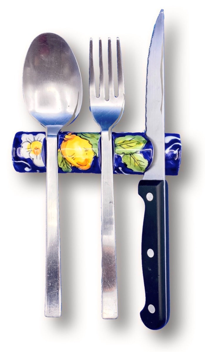 Poggia posate in ceramica di Vietri