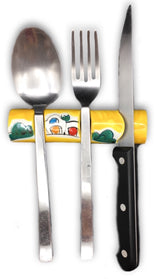 Poggia posate in ceramica di Vietri