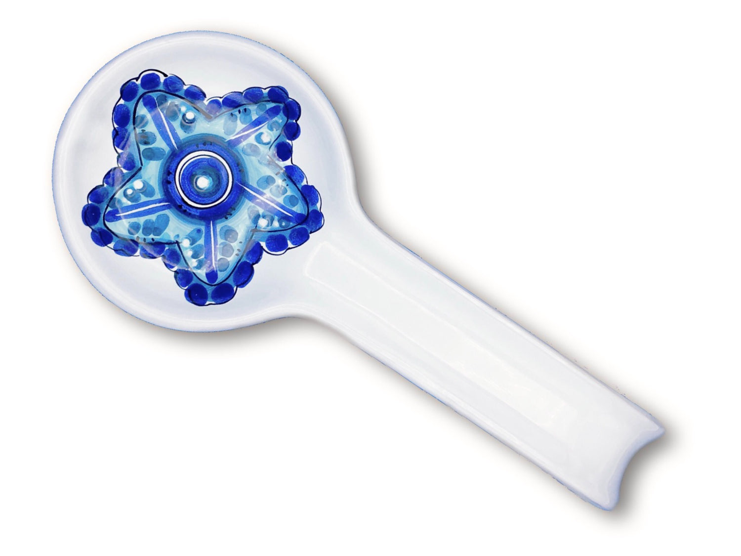 Poggiamestolo Roma in ceramica di Vietri Linea Mare