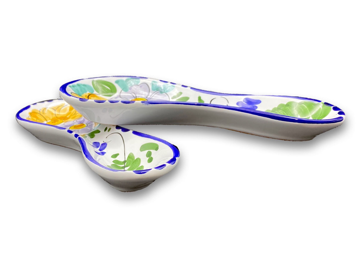 Poggiamestolo semplice in ceramica di Vietri 