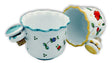 Porta bottiglia in Ceramica Vietrese con tappo DECORI MISTI
