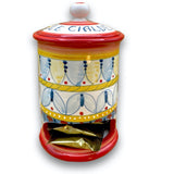 Porta cialde caffè in ceramica di Vietri