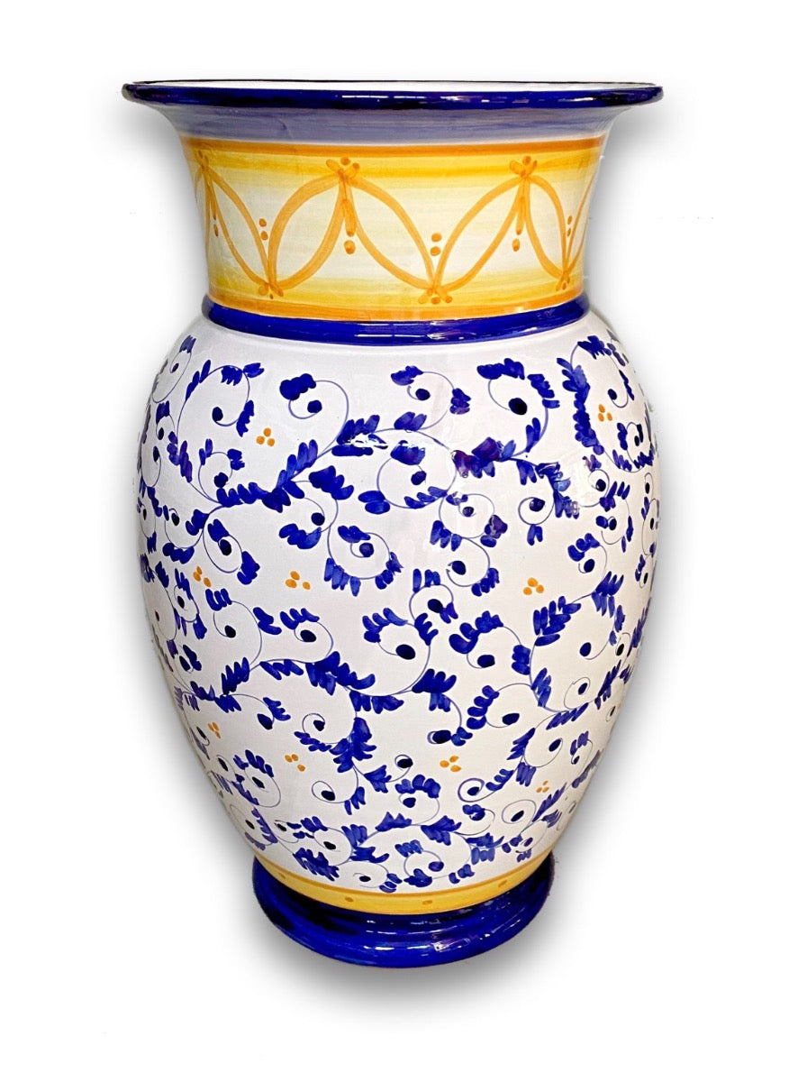 Porta ombrelli anfora in ceramica di Vietri