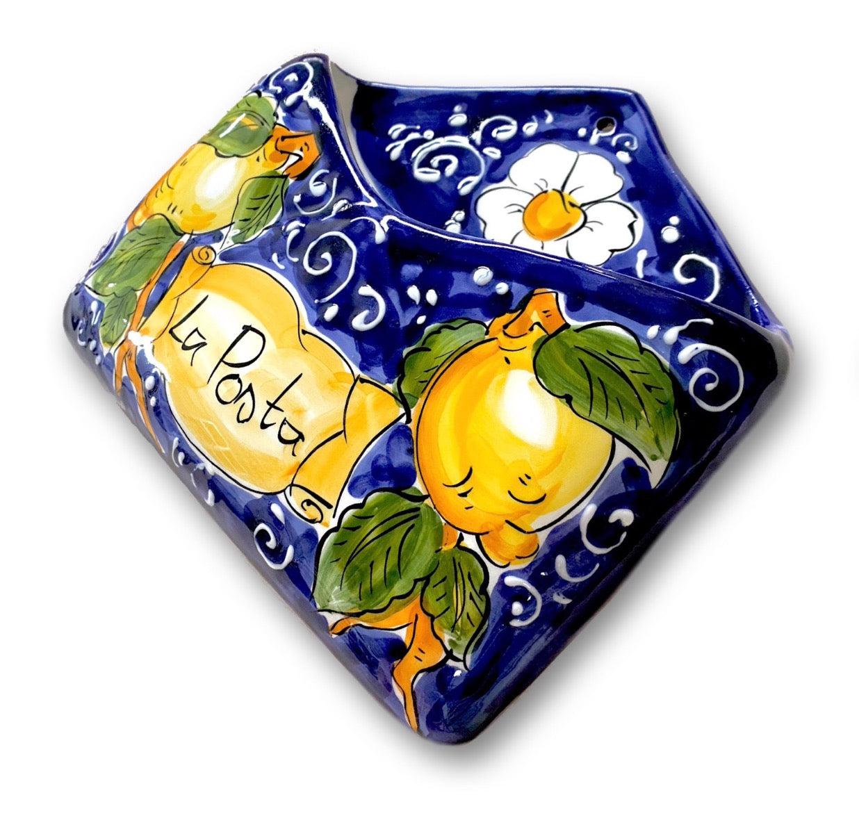 Porta Posta da Muro in Ceramica Vietrese