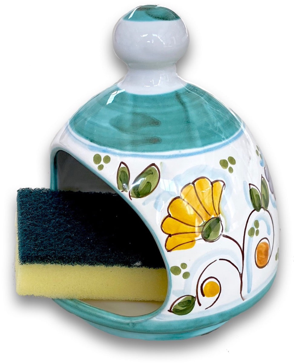 Porta Spugna in Ceramica Vietrese