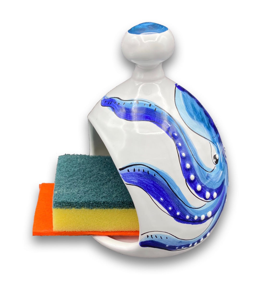 Porta Spugna in Ceramica Vietrese