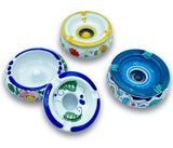 Posacenere antivento in ceramica di Vietri