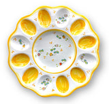 Piatto porta uova Pasqua in ceramica di Vietri 