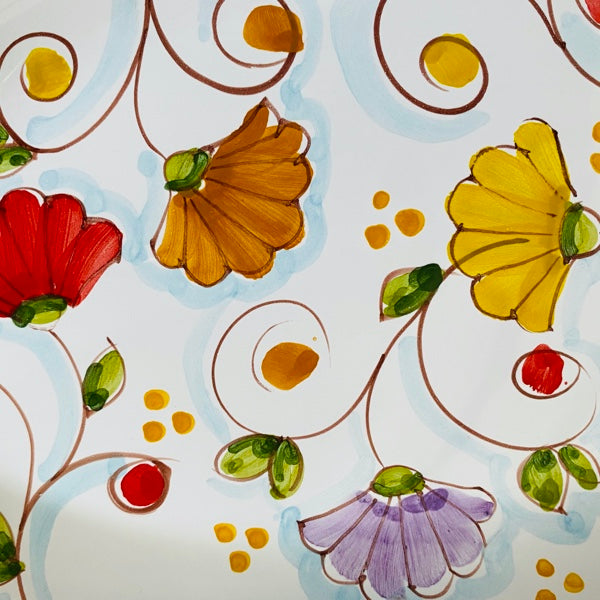 Servizio Caffè X 2 + Zuccheriera in ceramica vietrese DECORO VIETRI ANTICO