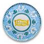Piatto Pizza in ceramica vietrese DECORO PULCINO