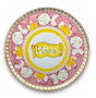 Piatto Pizza in ceramica vietrese DECORO PESCE PALLA