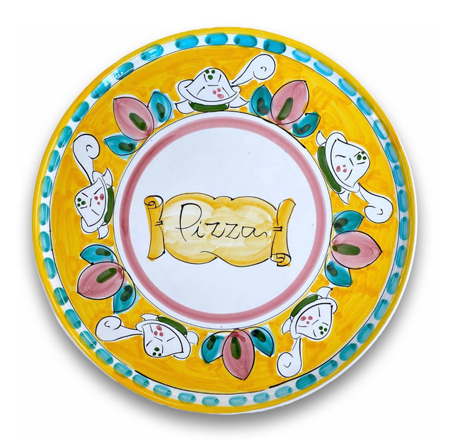 Piatto Pizza in ceramica vietrese DECORO TARTARUGA NEW