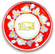 Piatto Pizza in Ceramica Vietrese DECORI MISTI