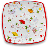 Piatto Sushi in ceramica vietrese DECORO PRIMULA NEW