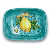 saponiera semplice in ceramica di Vietri 