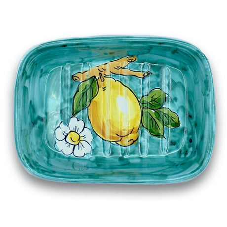 saponiera semplice in ceramica di Vietri 